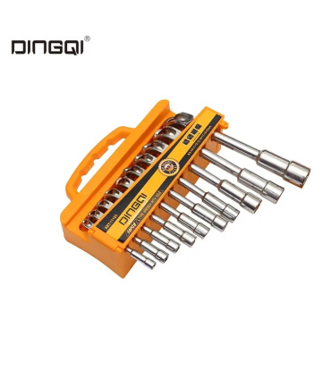 ست آچار 10 عددی دو سر بکسی چپقی دینگی DINGQI مدل ART11105