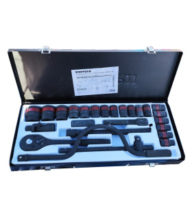 جعبه بکس 25 پارچه درایو 1/2 مشکی وسترن WESTERN ساخت تایوان