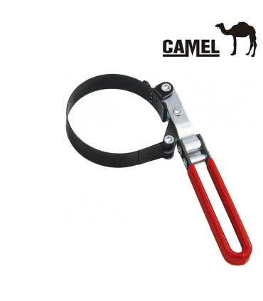 آچار فیلتر روغن کامیونی سایز 95-110 تسمه ای دسته چرخان کمل CAMEL مدل AT-BOF5 تایوان