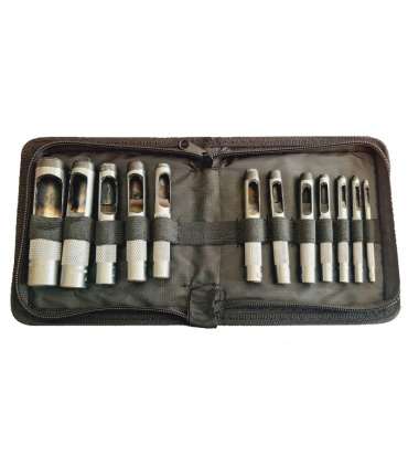 مجموعه 12 عددی سنبه واشر بر کیفی میتا MITA آبی (پانچ واشر بر دستی)