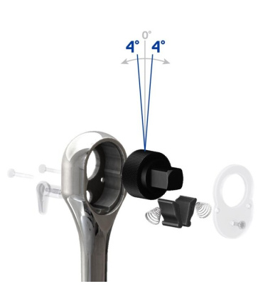 دسته بکس جغجغه ای حرفه ای 90 دنده درایو 3/8 کوبالت KOBALT مدل 337308 آمریکا