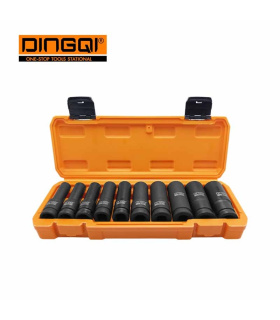 جعبه بکس 10 پارچه درایو 1/2 فشار قوی دینگی DINGQI مدل 14005