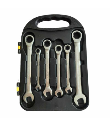 ست آچار 7 عددی یکسر تخت و رینگ جغجغه ای ELAPOID TOOLS