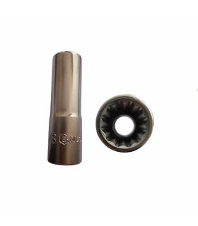 بکس سفید 1/2 بلند کروم مولیبدن 12پر 5/8 جنیوس GENIUS 477820