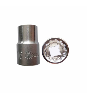 بکس کوتاه سایز 9/16 اینچ معادل 14 میلیمتر 12پر درایو 1/2 جنیوس GENIUS مدل 473818