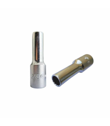 بکس بلند سفید 12پر درایو 3/8 سایز 3/8 جنیوس GENIUS مدل 376312