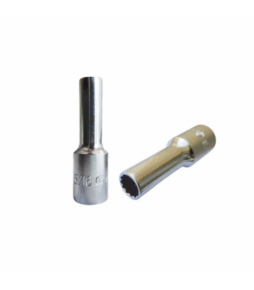 بکس بلند سفید 12پر درایو 3/8 سایز 5/16 جنیوس GENIUS مدل 376310