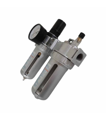 واحد مراقبت و تنظیم فشار دو قلو کمپرسور 1/2( رطوبت گیر و روغنکاری ) دیانکو