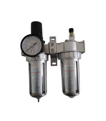 واحد مراقبت و تنظیم فشار دو قلو کمپرسور 1/2( رطوبت گیر و روغنکاری ) دیانکو