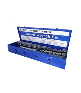 جعبه بکس 21 پارچه درایو 3/4 اپکس APPEX