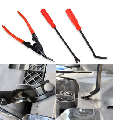 مجموعه 19 عددی تریم خودرو پنل درآر ،خارکش رودری بازکن کیفی الکاتولز LKTOOLS مدل C1082