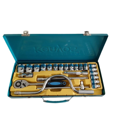 جعبه بکس 24 پارچه درایو 1/2 اینچ کنیوس KENYOS مدل 24PCS