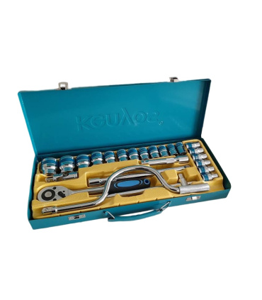 جعبه بکس 24 پارچه درایو 1/2 اینچ کنیوس KENYOS مدل 24PCS