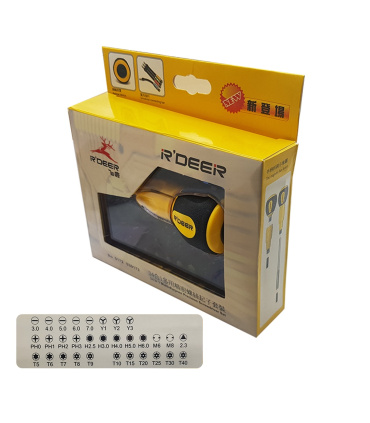 ست پیچ گوشتی موبایلی آردیر R'DEER مدل RT-9172 مجموعه 34 عددی