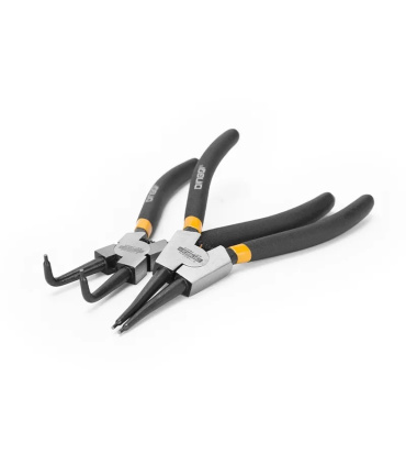 ست 4 عددی انبر خار باز و جمع کن سرراست وکج BLACK PRO دینگشی DINGQI مدل ART28005