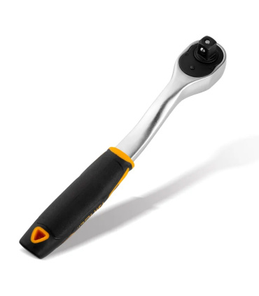 آچار و دسته بکس جغجغه ای ضامندار درایو 1/2 روکش پلاستیکی دینگی DINGQI مدل 14103