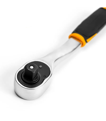 آچار و دسته بکس جغجغه ای ضامندار درایو 1/2 روکش پلاستیکی دینگی DINGQI مدل 14103