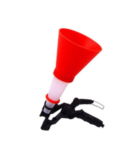 قیف روغن انبری سر صاف شیشه مات