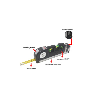 تراز لیزری و متر مدل LEVELPRO3