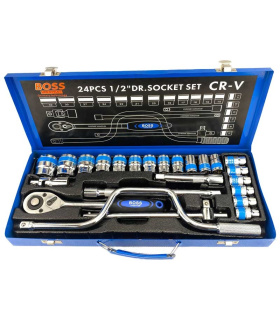 جعبه بکس 24 پارچه درایو 1/2 باس BOSS مدلBS-123T160-24