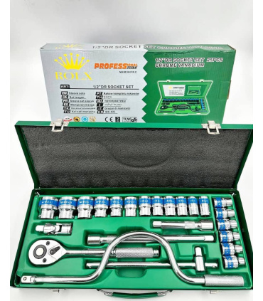 جعبه بکس 24 پارچه درایو 1/2 رولکس ROLX مدل RLX طرح هنس