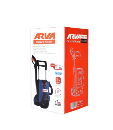 کارواش خانگی ۱۴۵ بار ذغالی آروا ARVA مدل ۵۱۸۲ با 15 ماه گارانتی