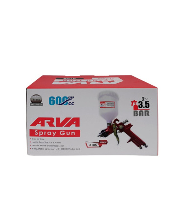 پیستوله رنگ پاش کاسه پلاستیکی آروا ARVA مدل ۳۱۰۵