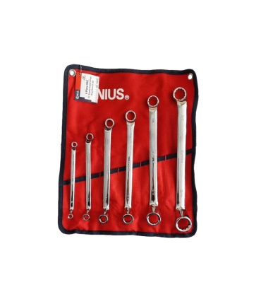 ست آچار 6 عددی دو سر رینگ اینچی جنیوس GENIUS مدل DE-706S