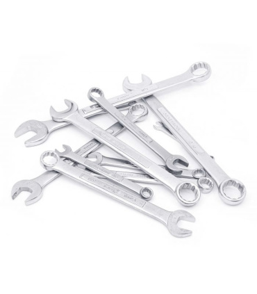 ست آچار 11 عددی یکسر تخت و رینگ اینچی SAE جنیوس GENIUS مدل HS-011S