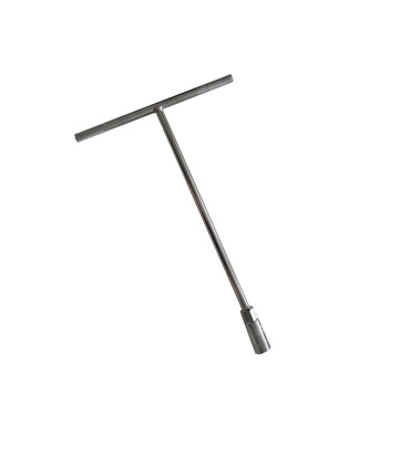 آچار بکس دسته تی سایز 8 صلیبی T ساتاوین ( نقره ای رنگ )