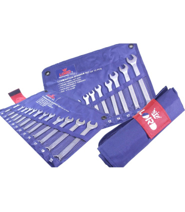 ست آچار کوتاه 12 عددی یکسر تخت و رینگی لورد LORD