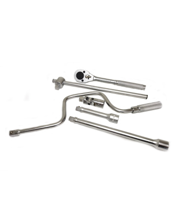 جعبه بکس 24 پارچه فشار قوی مشکی درایو 1/2 جنیوس GENIUS مدل TF-424M