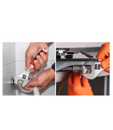 آچار فرانسه سایز 8 اینچ وایساپ WISEUP مدل 030108