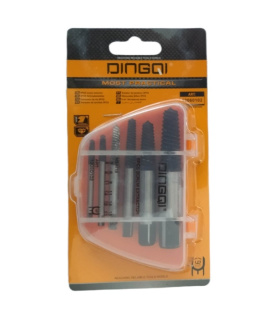 قلاویز چپ گرد 6 عددی دینگی DINGQI مدل 13060102( پیچ شکسته بازکن )