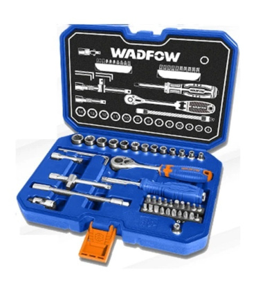 جعبه بکس 45 پارچه بکس و پیچ گوشتی درایو 1/4 وادفو WADFOW مدل WST4D45