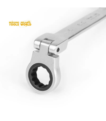 ست آچار 7 عددی یکسر تخت و رینگ جغجغه ای تاشو لولایی دینگی DINGQI مدل ART:15002