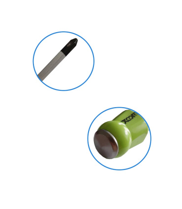 پیچ گوشتی چهارسو 200*6 ضربه و آچار خور اکس کورت XCORT مدل 054-T80