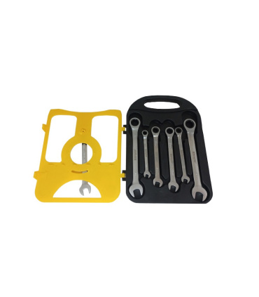 ست آچار 7 عددی یکسر تخت و رینگ جغجغه ای کنیوس kenyos