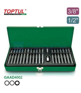 جعبه بیت 40 پارچه آلن و ستاره و ام M تاپ تول (TOPTUL) مدل GAAD4002