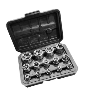 جعبه بکس 14 پارچه ای E درایو 1/4 - 3/8 - 1/2 اسکای SKY