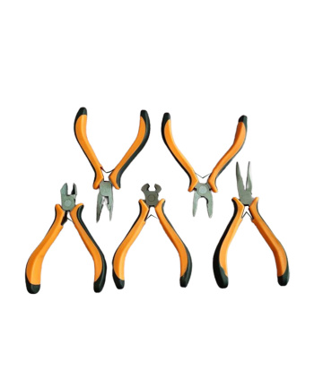 ست الکترونیکی 5 عددی سایز 4.5 انبردست،دمباریک،سیم چین و کف چین فیرد FREED