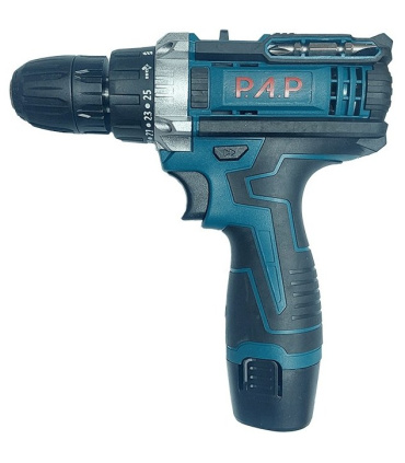 دریل پیچ گوشتی شارژی تک باتری پی ای پی PAP مدل CD-1201 گارانتی دار