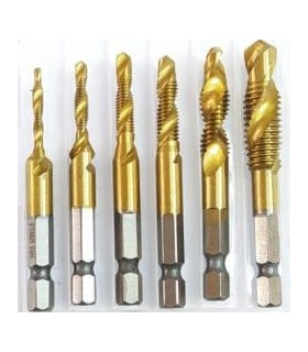 مته قلاویز 6 عددی HSS لزار LEZAR مدل DIN 371