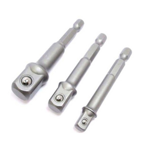 ست 3عددی رابط سر دریل به بکس خور درایو 1/4 - 3/8 - 1/2 اینکو INGCO مدل AMN365A01