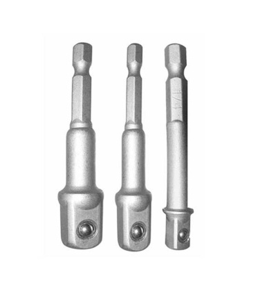 ست 3عددی رابط سر دریل به بکس خور درایو 1/4 - 3/8 - 1/2 اینکو INGCO مدل AMN365A01