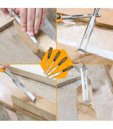 ست 4 عددی مغار ضربه خور حرفه‌ای اینکو INGCO مدل HKTWC0401