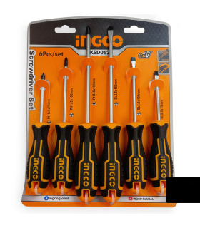مجموعه 6 عددی پیچ گوشتی انجیکو INGCO مدل HKSD0628