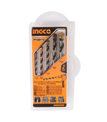 مجموعه 5 عددی مته انجیکو INGCO مدل AKDB3055