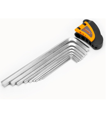 ست آلن بلند H شش گوش 9 عددی روکارتی کمری  L دینگی DINGQI مدل 17122A