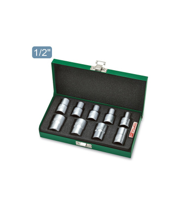 جعبه بکس تاپ تول ستاره ای 9 پارچه 1/2 اینچ تاپ تول TOPTUL مدل GAAD0907